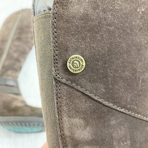 The North Face Brown Suede Riding Boots Side Zip Waterproof Women's Size 7 EUC - Picture 7 of 9